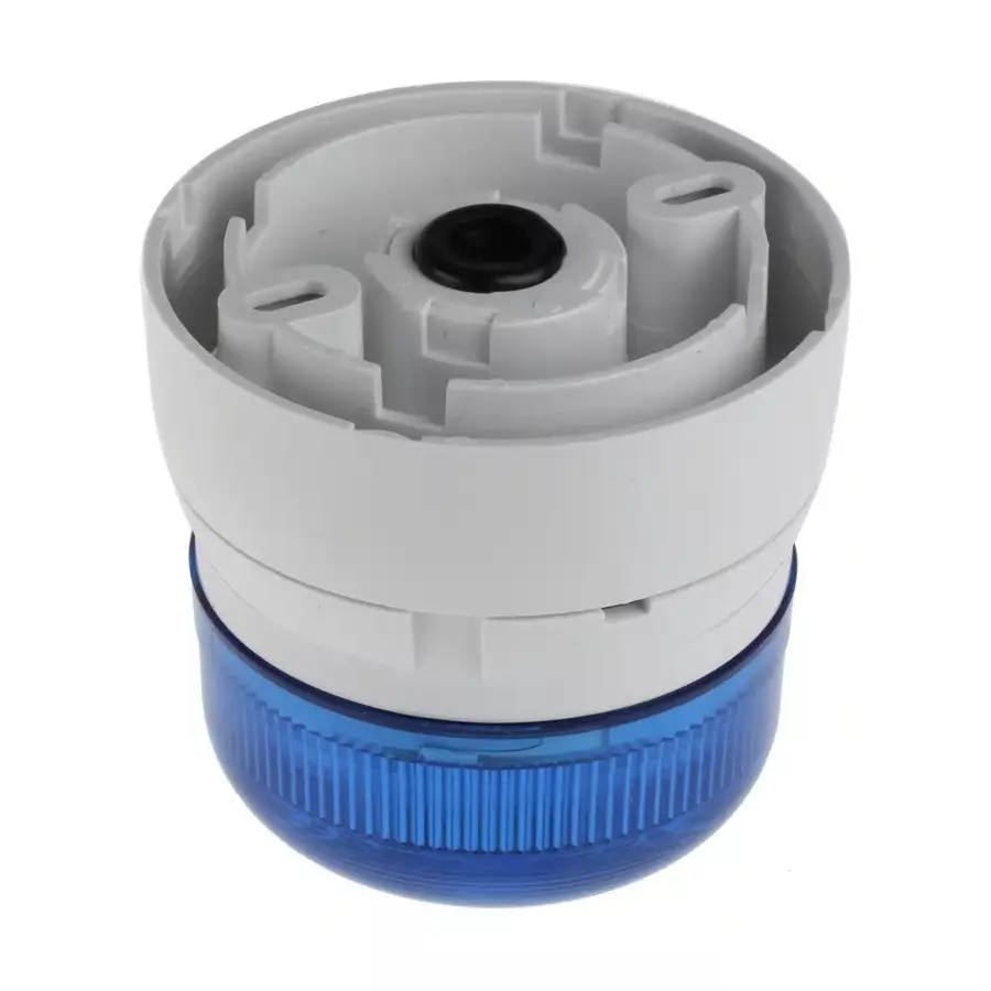 Klaxon Flashguard QBS Series Blue Flashing Beacon, 12 V DC, 24 V DC, Surface Mount, Xenon Bulb, QBS-0056