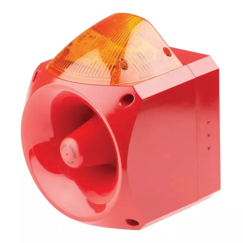 Klaxon Nexus Series Amber Sounder Beacon, 10 - 60 V DC, Wall Mount, 120dB at 1 Metre, PNC-0004