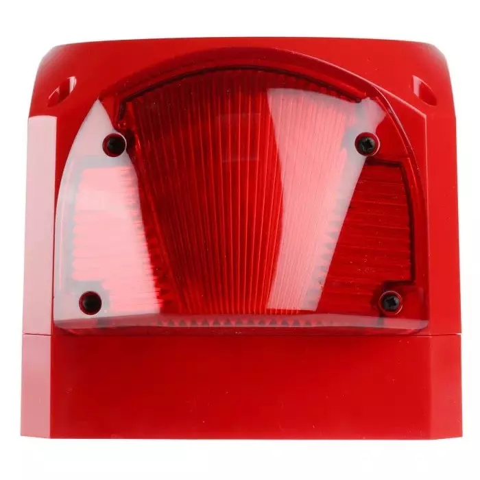 Klaxon PNC Series Red Sounder Beacon, 10 - 60 V DC, IP66, Side Mount, 120dB at 1 Metre, PNC-0035