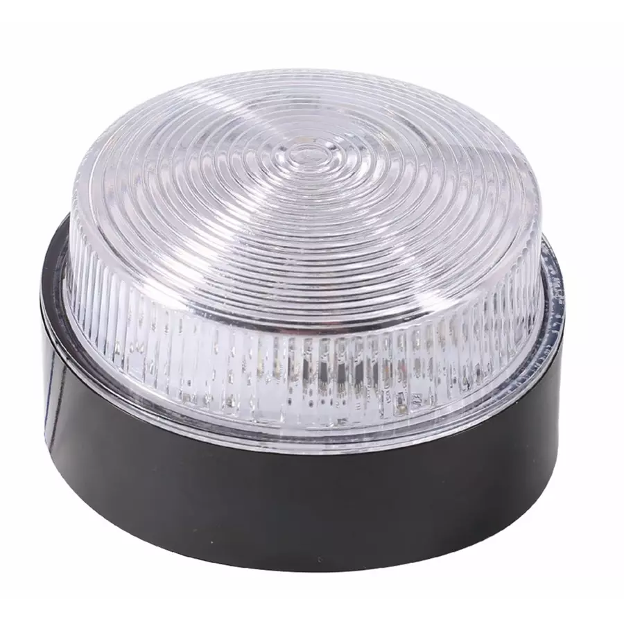 RS PRO LED Beacon Amber Lens 10 to 100 V Surface Mount LED 80, 2262976