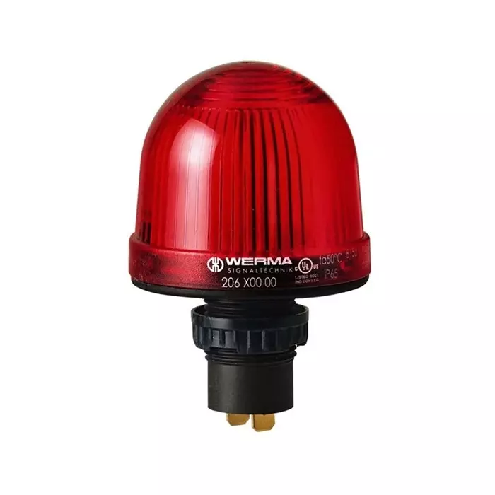 20610000-werma-werma-em-206-series-red-steady-beacon-12-a-48-v-acdc-panel-mount-incandescent-led-bulb-ip65-455-2678-rs
