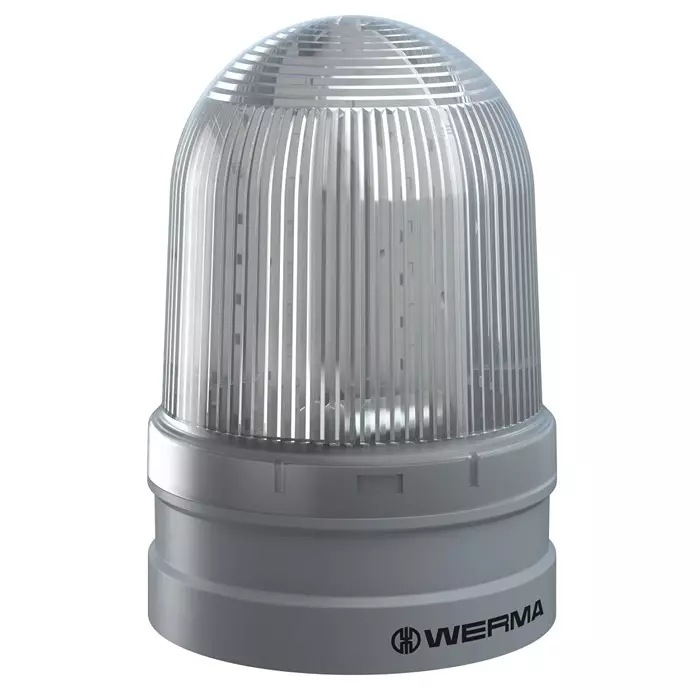 Werma Beacon 262 Series Clear Flashing Light Module 12-24 V Multiple LED Bulb, 262.420.70