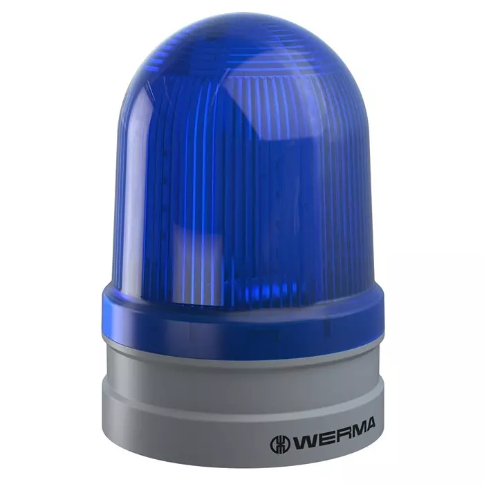 Werma Beacon 262 Series Blue Rotating Light Module 12-24 V Multiple LED Bulb, 262.540.70