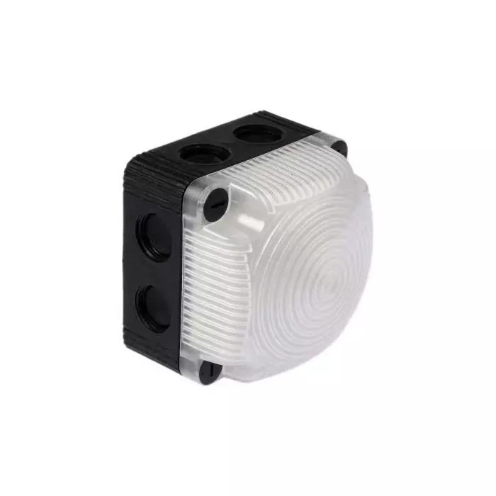 Werma Beacon BWM 853 Series Clear Steady 24 V DC Base Mount LED Bulb IP66 IP67, 853.480.55