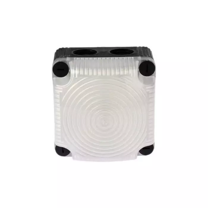 Werma Beacon BWM 853 Series Clear Steady 24 V DC Base Mount LED Bulb IP66 IP67, 853.480.55