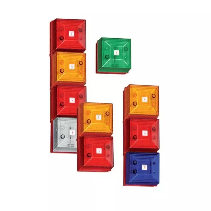 Clifford Snell SD40IS Series Green Red Steady Beacon 12 V DC 24 V DC Surface Mount LED Bulb IP65, SD40IS/2/X/R/G/RN