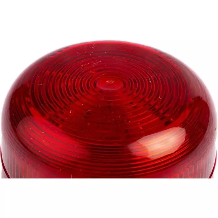 Klaxon Flashguard QBS Series Red Flashing Beacon, 12 V DC, 24 V DC, Surface Mount, Xenon Bulb, QBS-0039