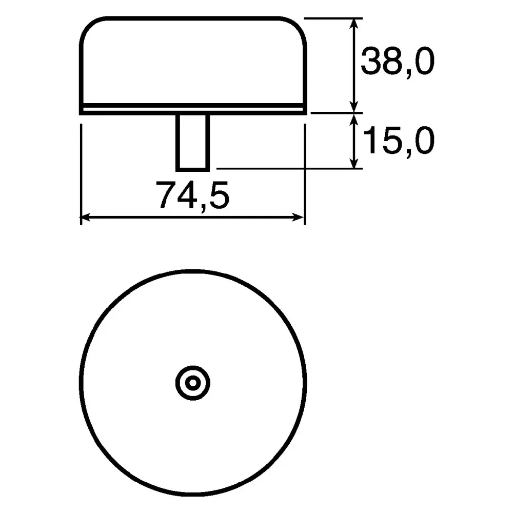 Klaxon Flashguard QBS Series Clear Flashing Beacon, 12 V DC, 24 V DC, Surface Mount, Xenon Bulb, QBS-0046