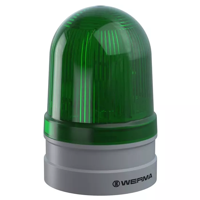 Werma Beacon 261 Series Green Rotating Light Module 12-24 V Multiple LED Bulb, 261.240.70