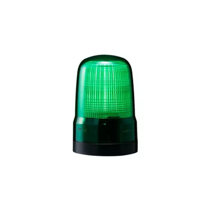 Patlite SL Series Green Flashing Beacon 100-240 VAC Base Mount LED Bulb IP66, SL08-M2KTN-G