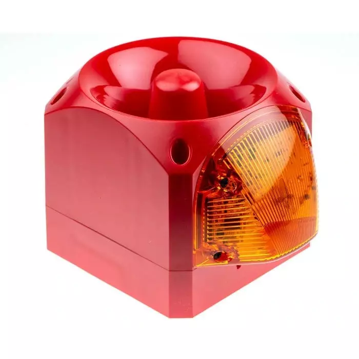 Klaxon Nexus Series Amber Sounder Beacon, 10 - 60 V DC, Wall Mount, 105dB at 1 Metre, PNC-0002