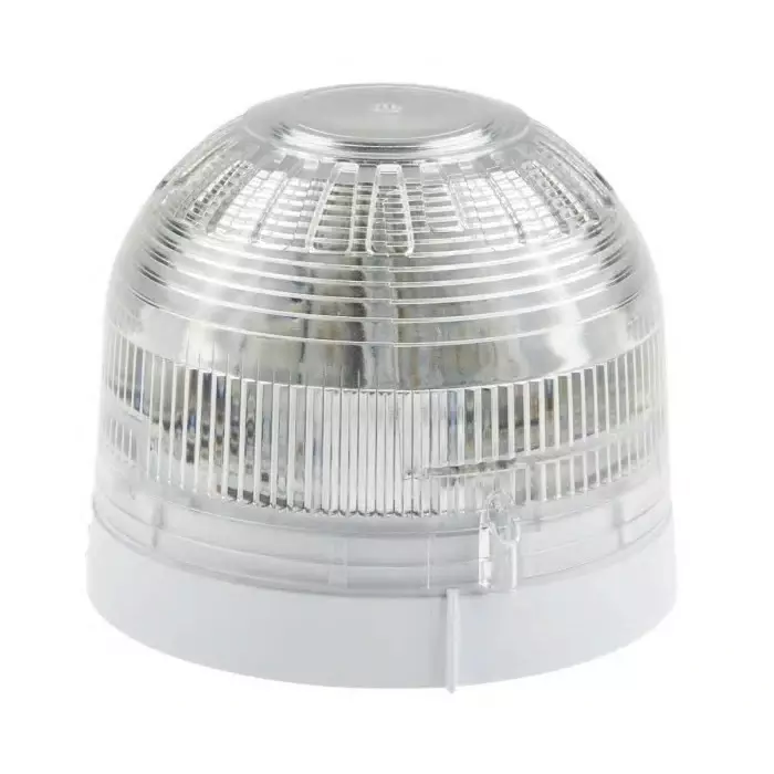 Klaxon Clear Beacon, 17 - 60 V DC, Base Mount, LED Bulb, IP21, PSB-0042