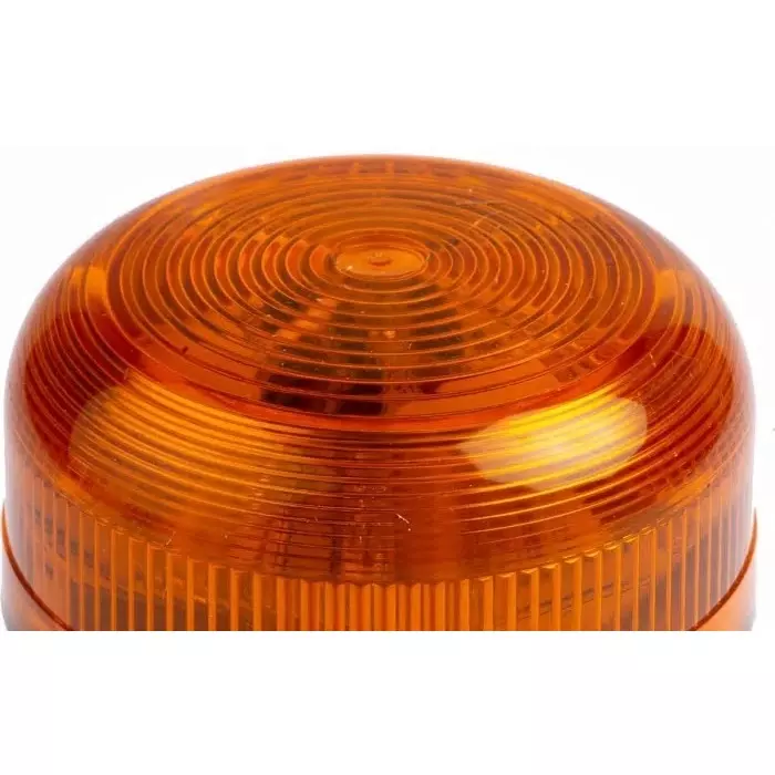 Klaxon Flashguard QBS Series Amber Flashing Beacon, 230 V AC, Surface Mount, LED Bulb, QBS-0028