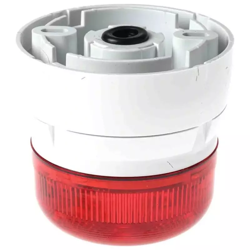 Klaxon Flashguard QBS Series Red Multiple Effect Beacon, 11 - 35 V DC, Surface Mount, LED Bulb, QBS-0060