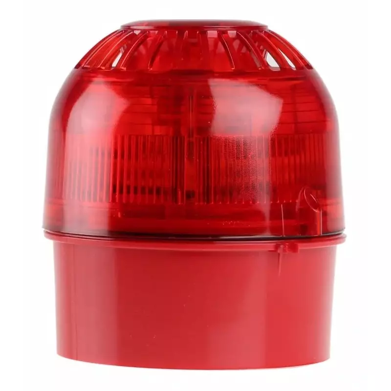 Klaxon Sonos Series Red Sounder Beacon, 17 - 60 V DC, Wall Mount, 106dB at 1 Metre, PSC-0013