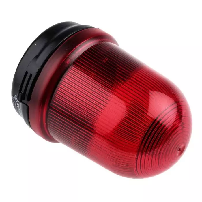 Werma Beacon BM 826 Series Red Steady 12-240 V AC Base Mount IP65, 826.100.00