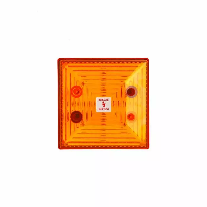 Clifford Snell SD40 Series Amber Steady Beacon 24 V DC Surface Mount LED Bulb IP65, 212892