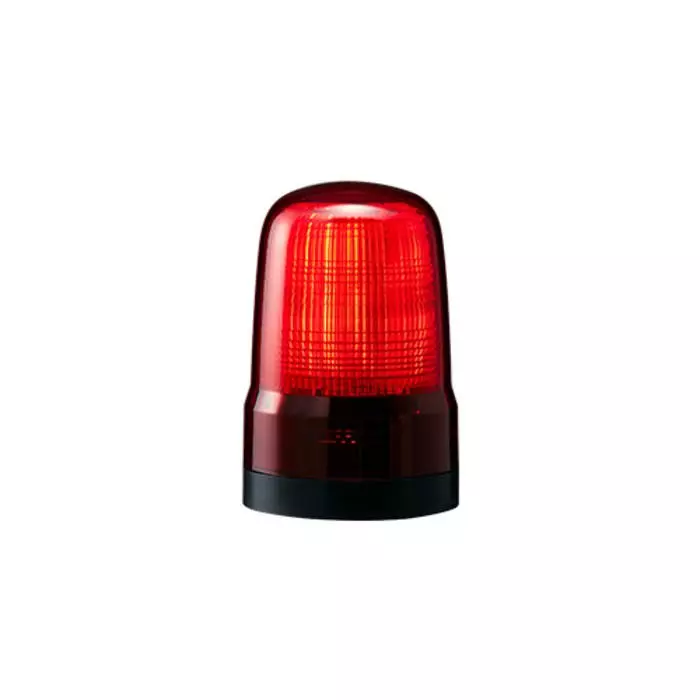 Patlite SF Series Red Multiple Effect Beacon 12-24 VDC Base Mount LED Bulb IP66, SF08-M1KTN-R