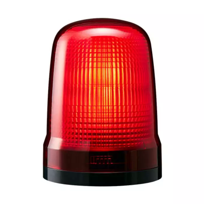 Patlite SL Series Red Flashing Beacon 12-24 VDC Base Mount LED Bulb IP66, SL15-M1KTN-R