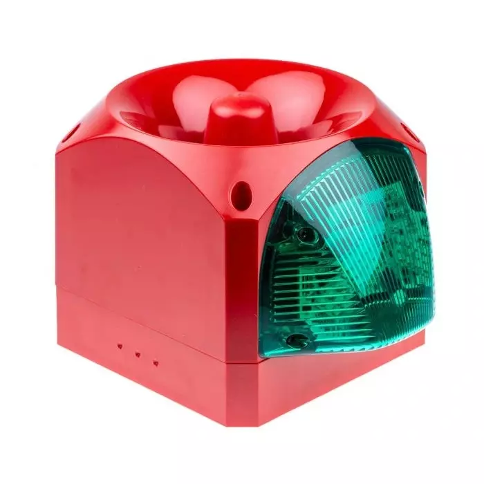 Klaxon Green Sounder Beacon, 10 - 60 V DC, IP66, 120dB at 1 Metre, PNC-0060