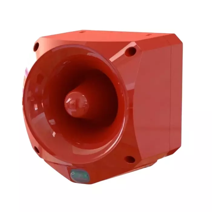 Klaxon Nexus Pulse Series White Sounder Beacon, 17 - 60 V, IP66, Wall Mount, 110dB at 1 Metre, ENC-6002