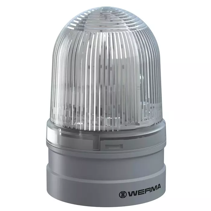 Werma Beacon 261 Series Clear Flashing Light Module 115-230 V Multiple Xenon Bulb, 261.420.60