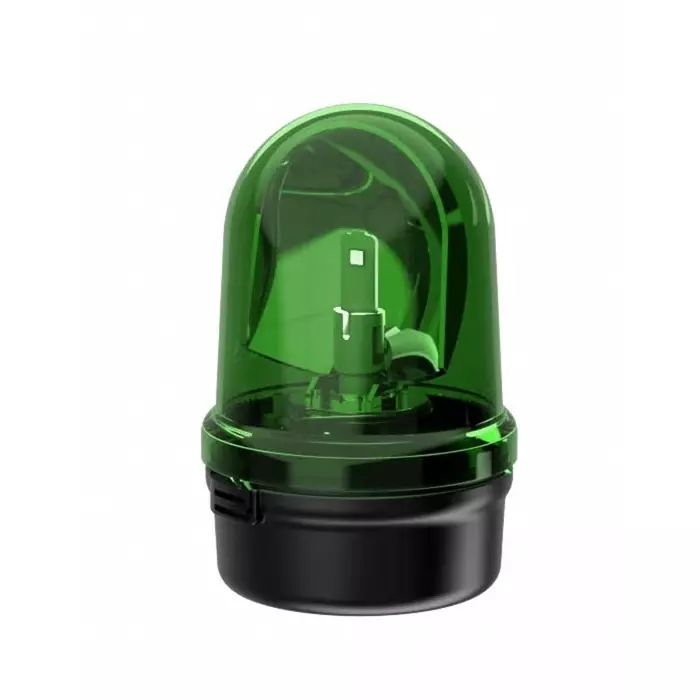 Werma Beacon 885 Series Green Rotating 115-230 V Base Mount LED Bulb, 885.230.60