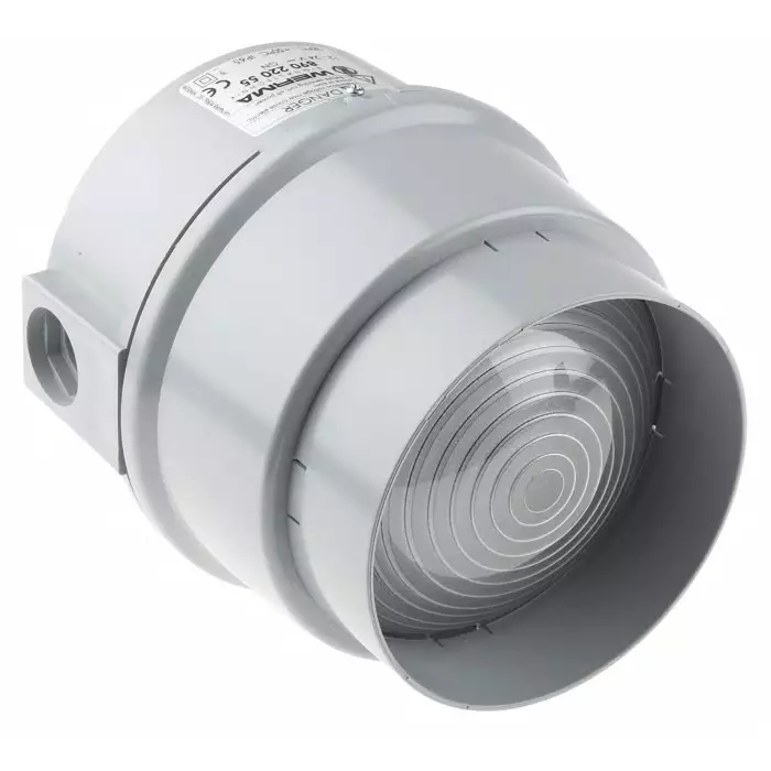 Werma Beacon BWM 890 Series Green Steady 12-24 V DC Base Mount LED Bulb IP65, 890.220.55