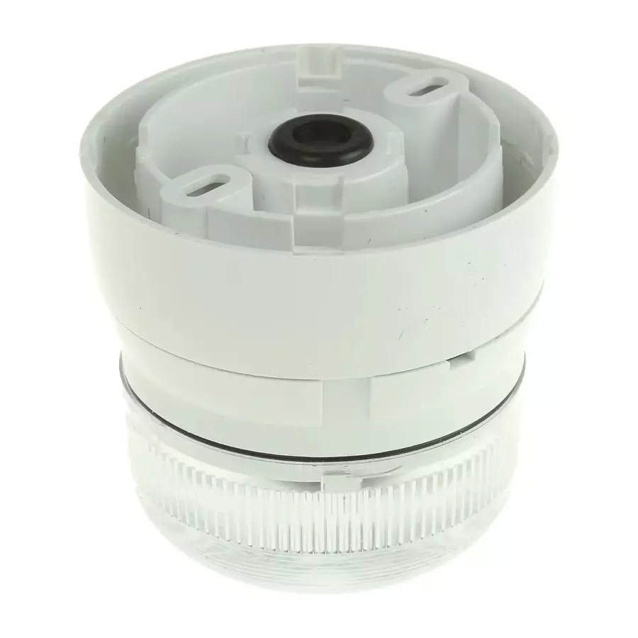 Klaxon Flashguard QBS Series Clear Flashing Beacon, 12 V DC, 24 V DC, Surface Mount, Xenon Bulb, QBS-0035
