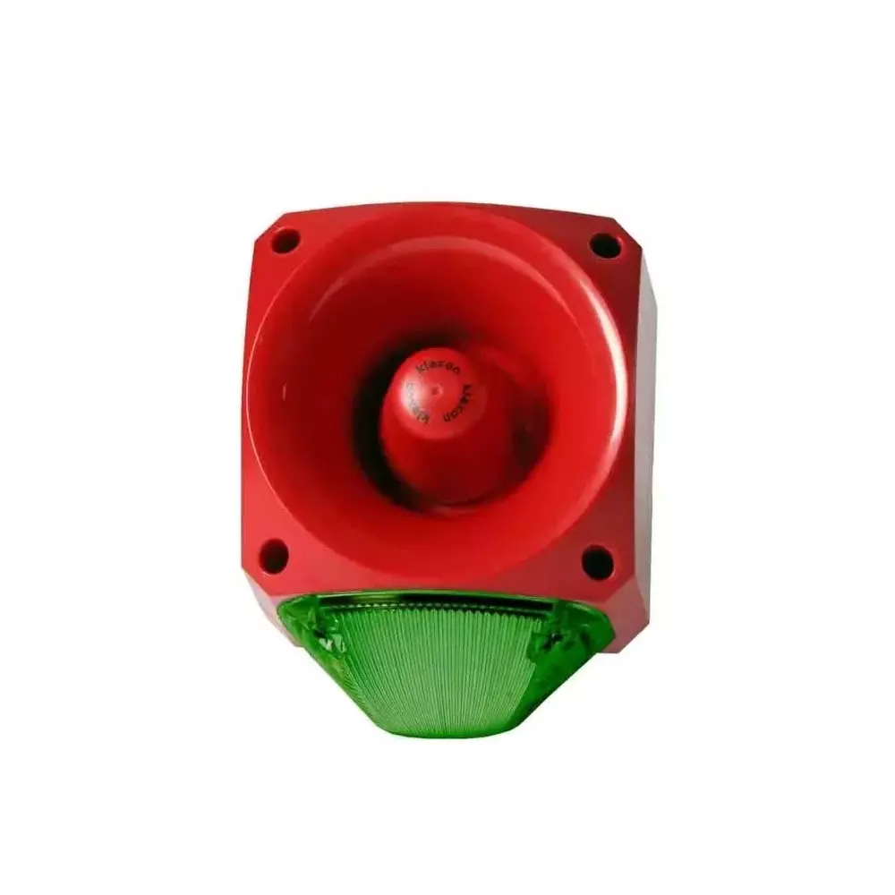 Klaxon Green Sounder Beacon, 10 - 60 V DC, IP66, 113dB at 1 Metre, PNC-0046