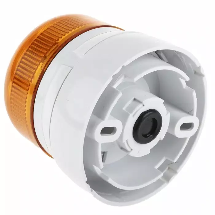 Klaxon Flashguard QBS Series Amber Flashing Beacon, 12 V DC, 24 V DC, Surface Mount, Xenon Bulb, QBS-0034