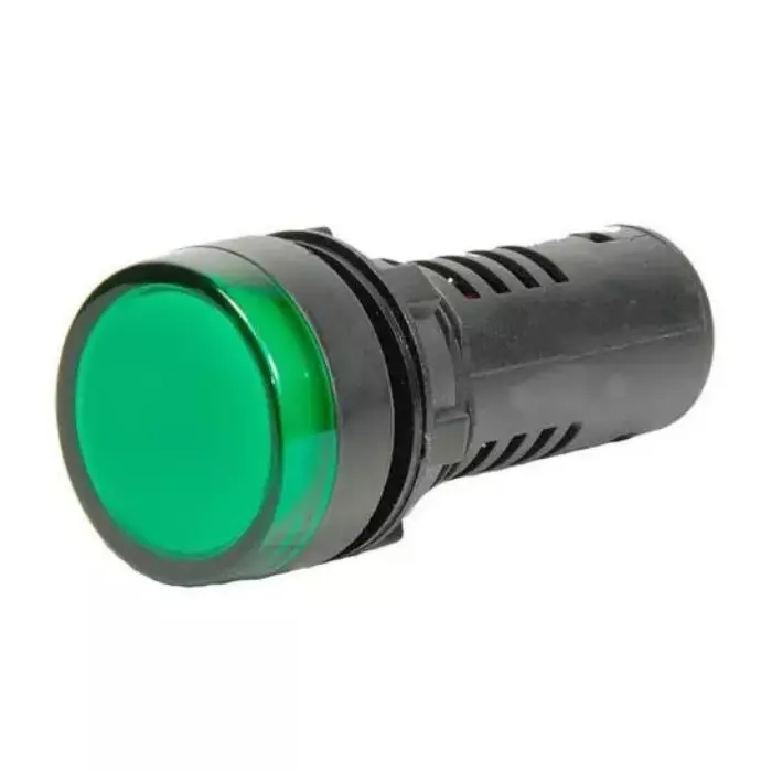 Sibass Electric Pilot Lamp Green 16 mm Diameter 24/220 V AC, SE-TA16-C (Pack of 200)