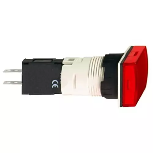 Sibass Electric Rectangle Pilot Lamp Red 24/220 V AC, SE-TA16-CJ (Pack of 200)