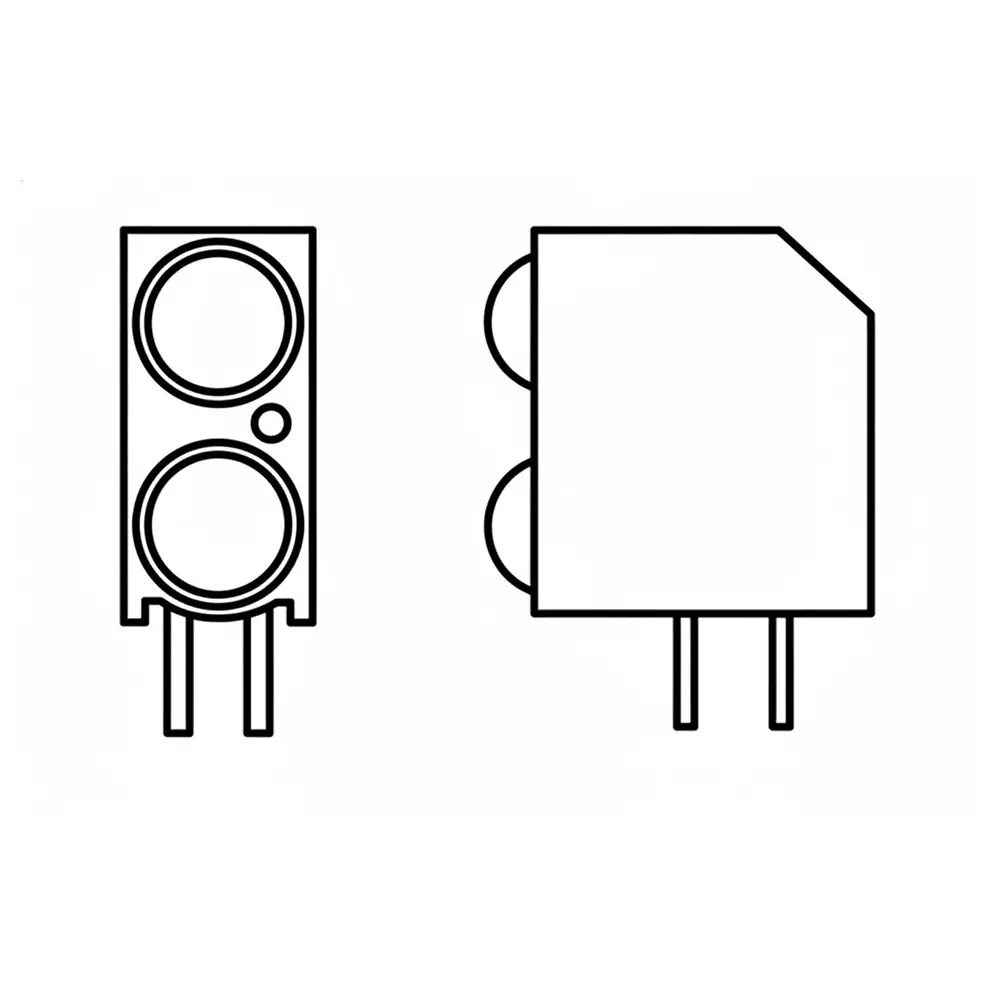 DIALIGHT 552 Series LED Circuit Board Indicator Green Illumination Color 20 mA If - Forward Current, 552-2222-100F