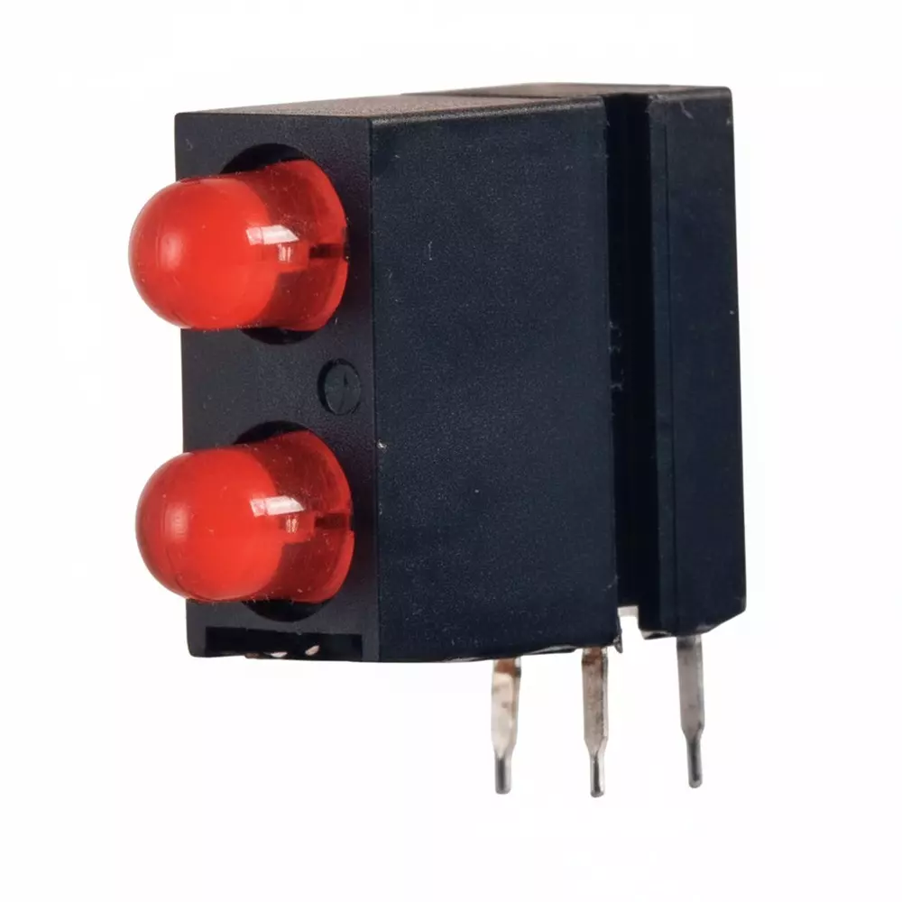 DIALIGHT 553 Series LED Circuit Board Indicator Yellow Illumination Color 2 mA If - Forward Current, 553-0230F