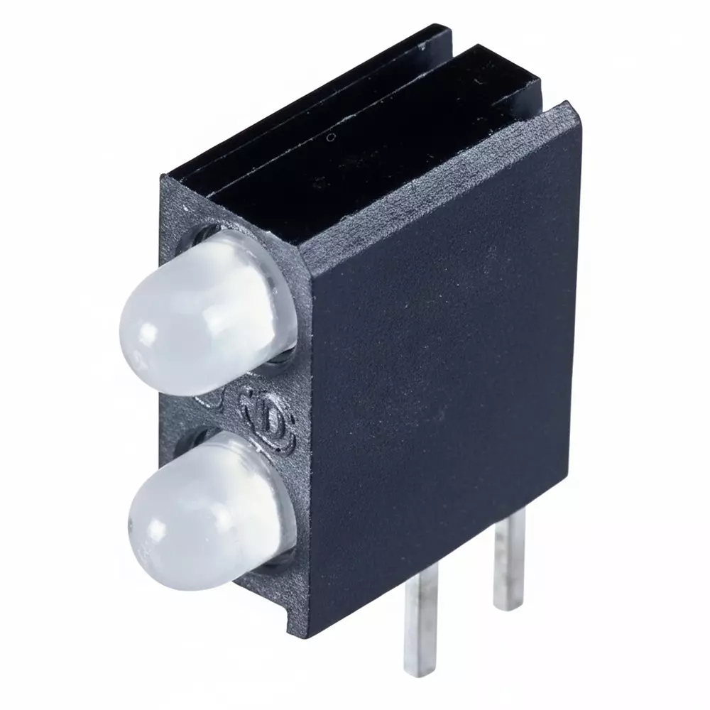 DIALIGHT 553 Series LED Circuit Board Indicator Red & Green Illumination Color 2 mA If - Forward Current, 553-0121F