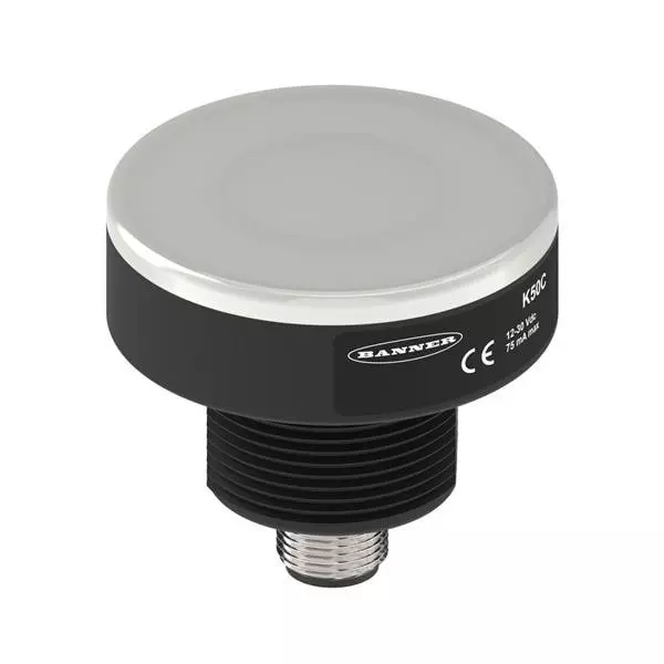 BANNER ENGINEERING LED Indicator Light Thread Mount Cable 18 to 30 V DC, K50CL2RGBKQ