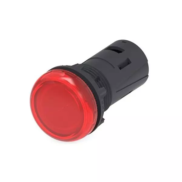 TE CONNECTIVITY LED Indicator Light Panel Mount Red 220 V, 4-2489541-9