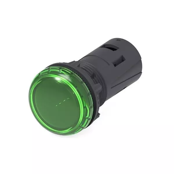 TE CONNECTIVITY LED Indicator Light Panel Mount Green 24 to 240 V AC, 24 to 240 V DC, 2-2489541-0