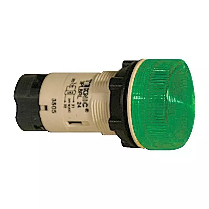 ALTECH Pilot Light, Led, Green, 22Mm, 24V, 3Plbr3L-024