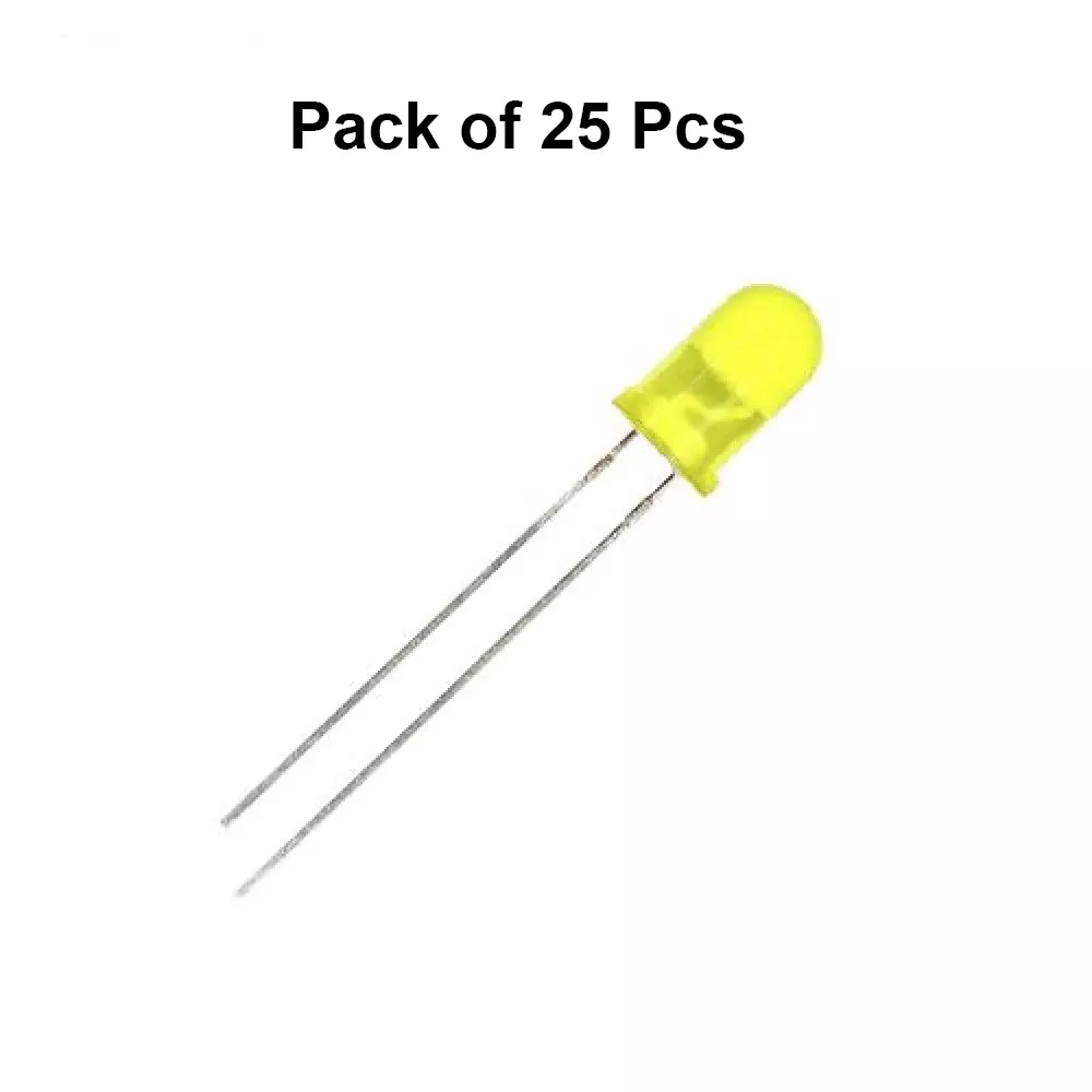 invento-diffused-led-light-yellow-5-mm-round-head-shape-dc-3-v-voltage-isc-1376-1-pack-of-25-pcs