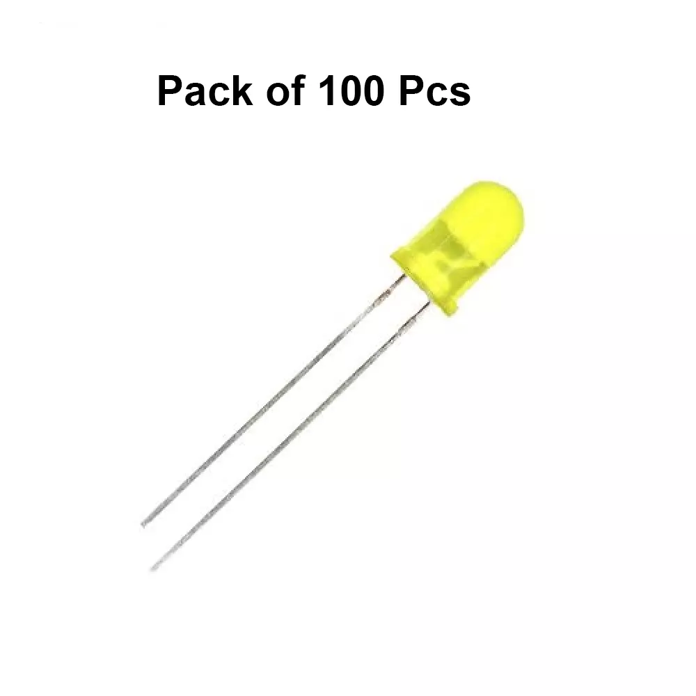 invento-diffused-led-light-yellow-5-mm-round-head-shape-dc-3-v-voltage-isc-1376-3-pack-of-100-pcs