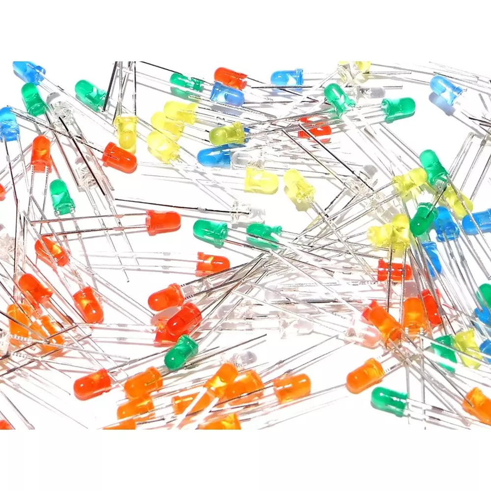 invento-diffused-led-light-6-color-whiteyellowredgreenblueorange-5-mm-round-head-dc-3-v-voltage-isc-1378-7-pack-of-6000-pcs-1000-pcs-each-color