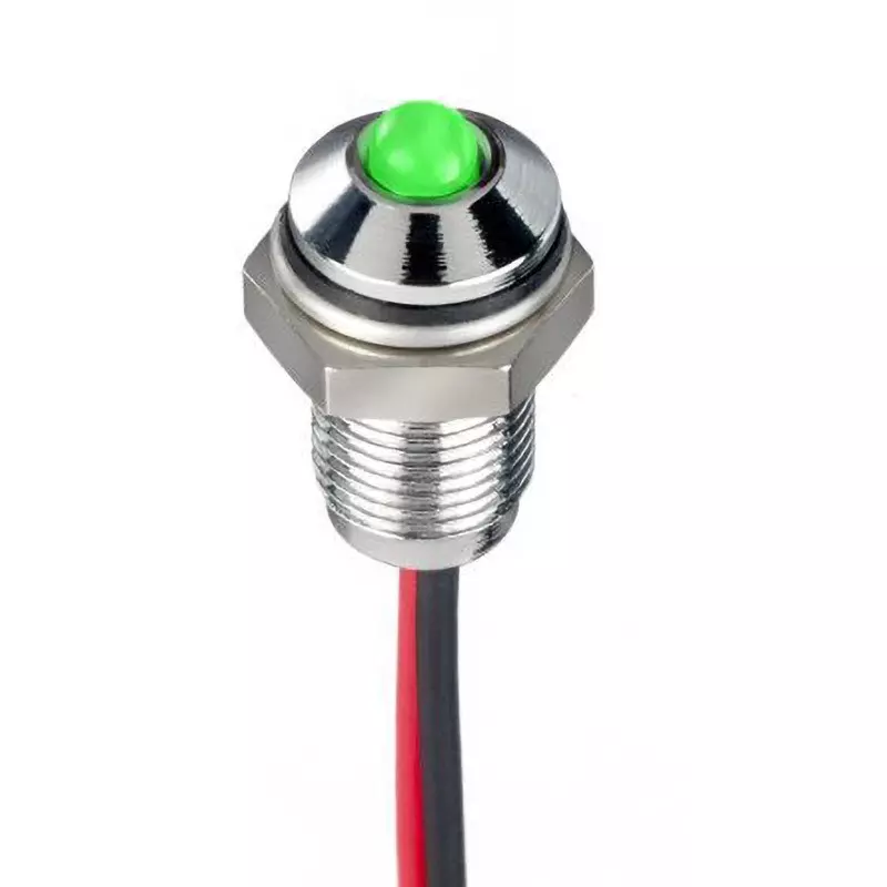 RS PRO LED Indicator Light 20 mA Rated Current Green, 171-3749