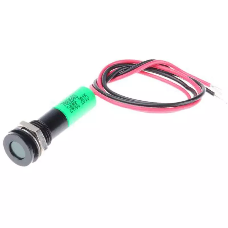 RS PRO LED Indicator Light 20 mA Rated Current Green, 700-2003
