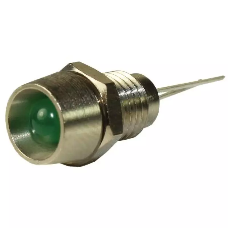 RS PRO LED Indicator Light 20 mA Rated Current Green, 113-4312
