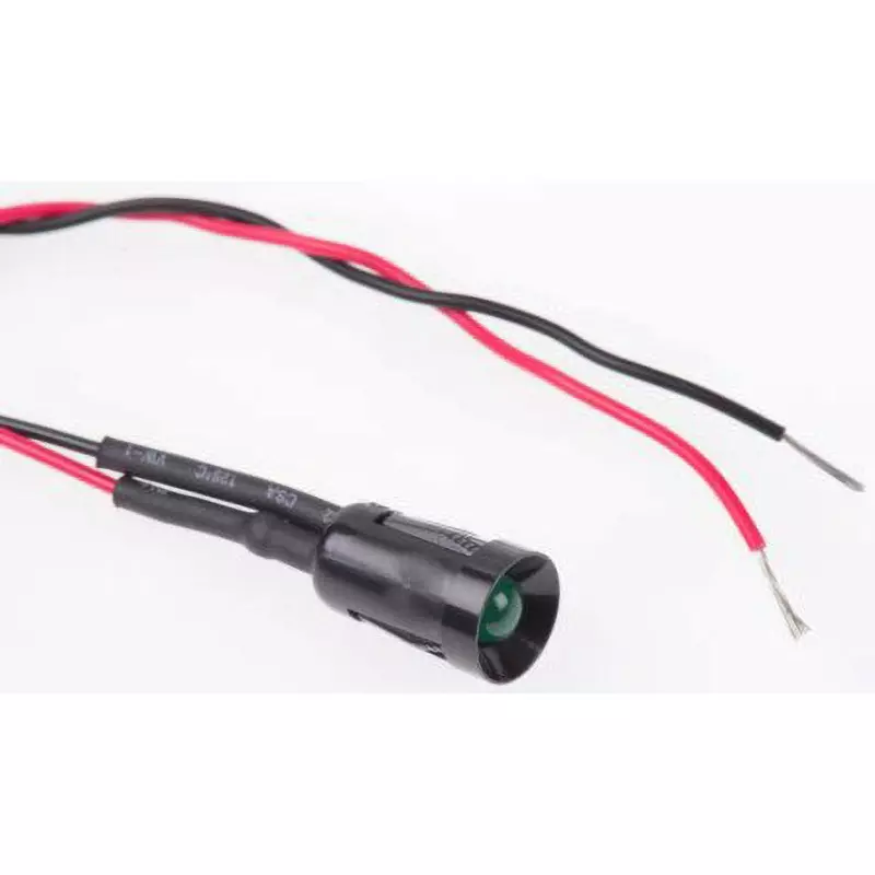 RS PRO LED Indicator Light 20 mA Rated Current Green, 204-079