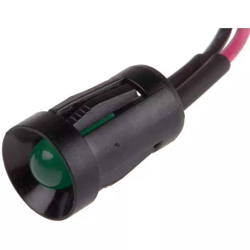 RS PRO LED Indicator Light 20 mA Rated Current Green, 206-479