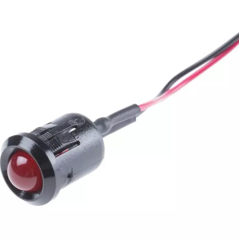 RS PRO LED Indicator Light 20 mA Rated Current Red, 209-030