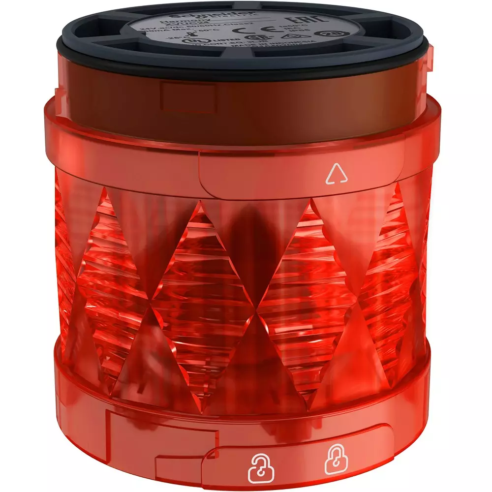 Schneider Electric LED Indicator Light AC/DC24, AC100 to 240 V Polycarbonate Resin, XVUC24-R
